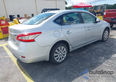 2015 Nissan Sentra Sv из США, поврежденный, VIN 3N1AB7AP5FY367996